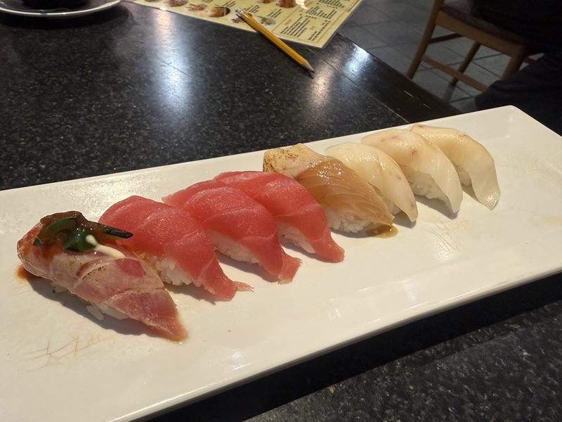 Sushi Train food
